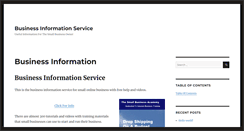Desktop Screenshot of business-information-service.com